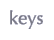 keys